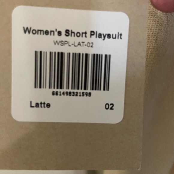 Tkees Short Sleeveless Latte Playsuit - Picture 6 of 13